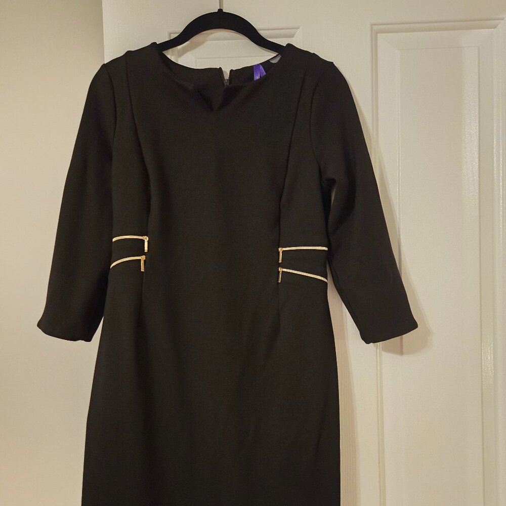 Womens Maternity Size 6 Black Serpahine Dress